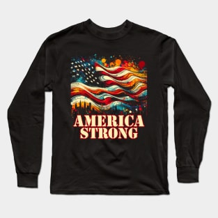 America Strong Long Sleeve T-Shirt